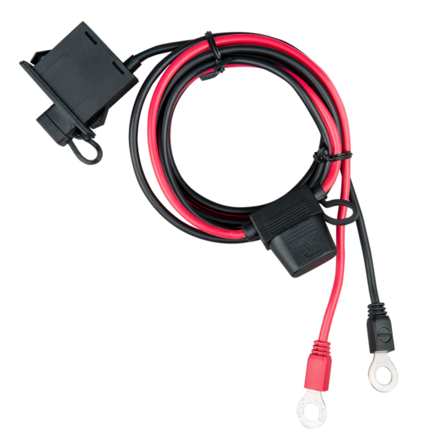 Victron Energy, DC Einbau-Panel mit Ladezustandsanzeige, mit M8 Ringkabelschuhen