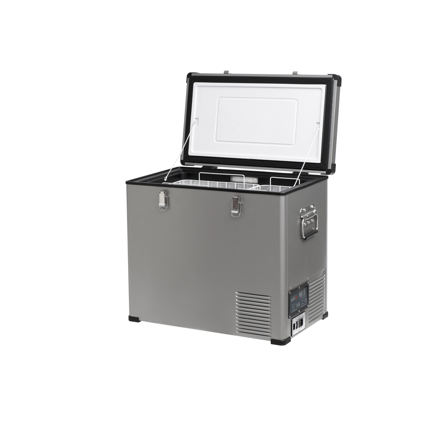 Kompressorkühlbox TB60 Steel, Black-OFF by IndelB