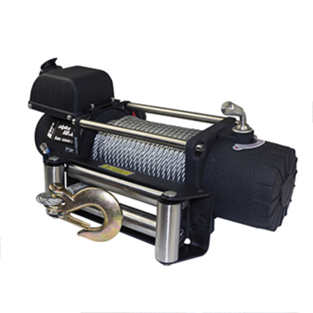 Horntools, Seilwinde 5,4t, Alpha 12.0 Quick, 12V, 28m Stahlseil