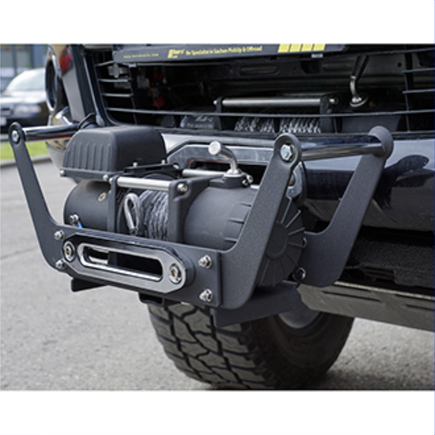 Horntools, Seilwinden Montageplatte Mobil Serie 5000-10000 AHK 2 Zoll