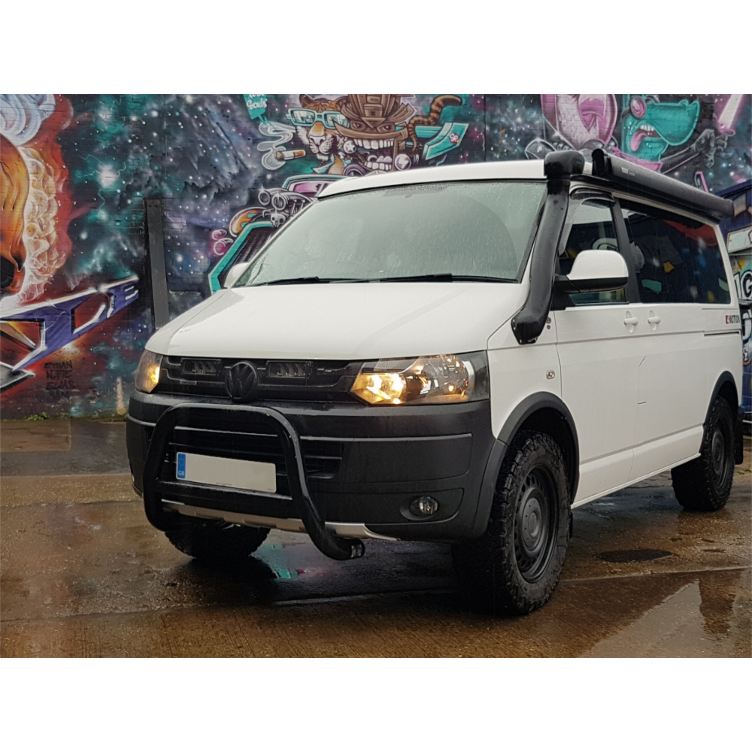 Lazer Einbausatz Kühlergrill, VW T5 (2010+), inkl. 2x Triple-R 750 mit Positionsleuchten
