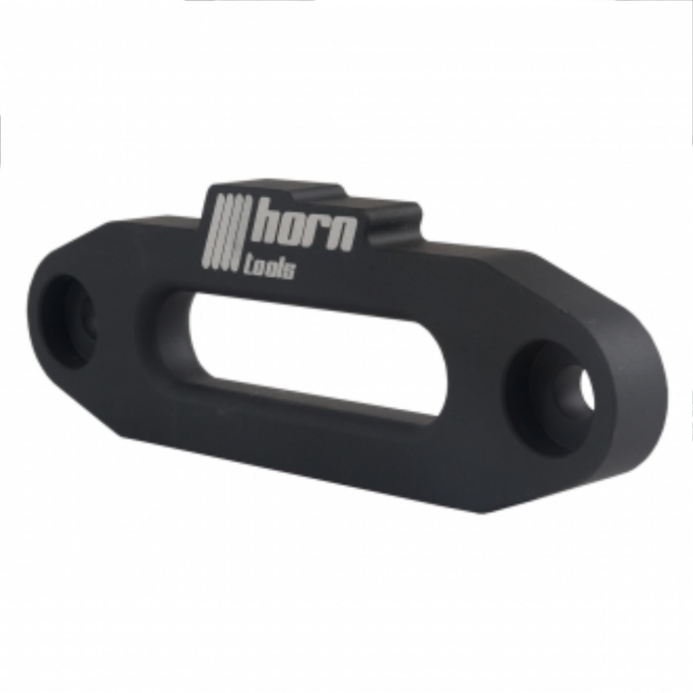 Horntools, Seilfenster Alu schwarz für Serie 5000 mit Horntools-Logo