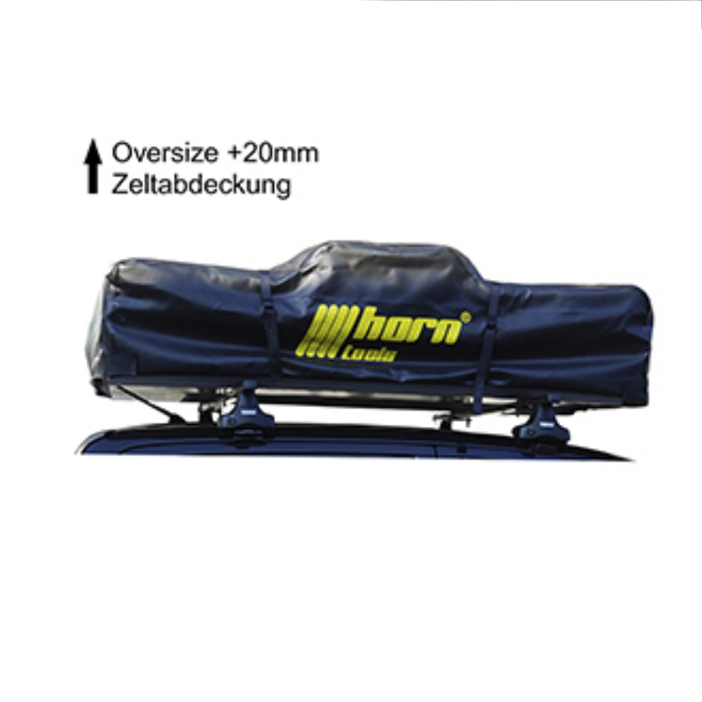 Horntools, Dachzelt Abdeckung 140cm schwarz Oversize mit Logo