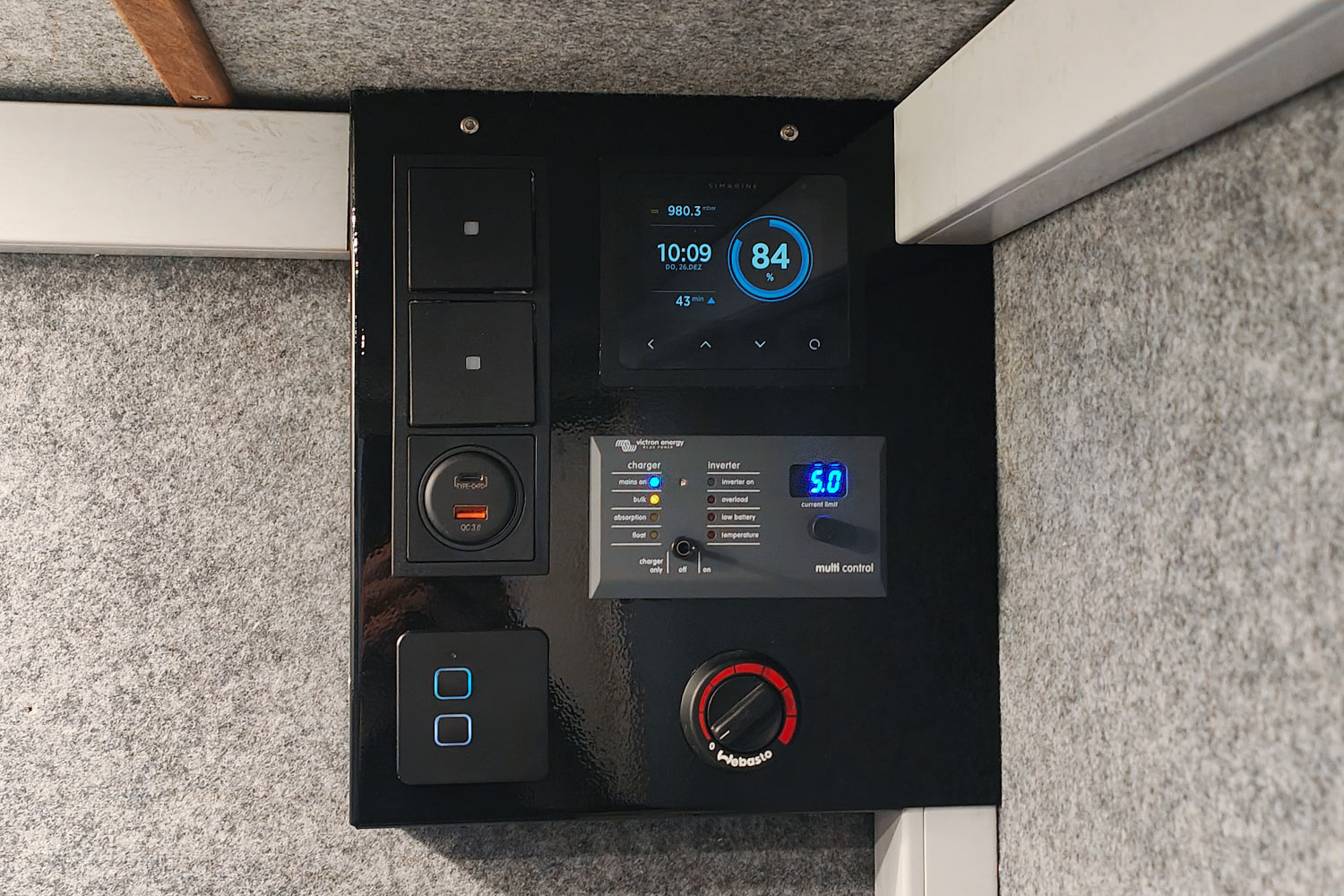 Anzeige, Bedienpanel Spezialanafertigung