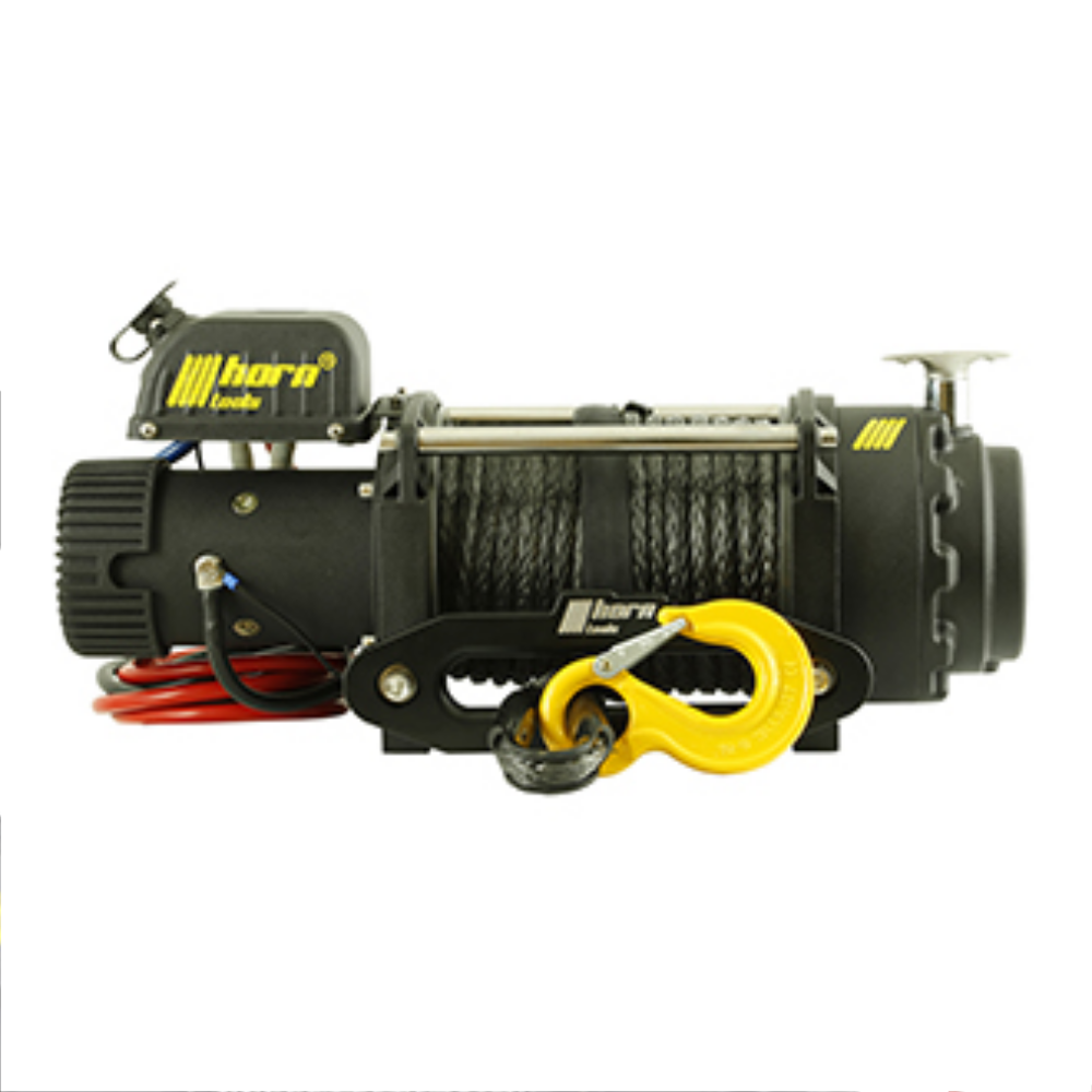 Horntools, Seilwinde 8,0t, Sigma 17.5, 12V, 28m Kunststoffseil