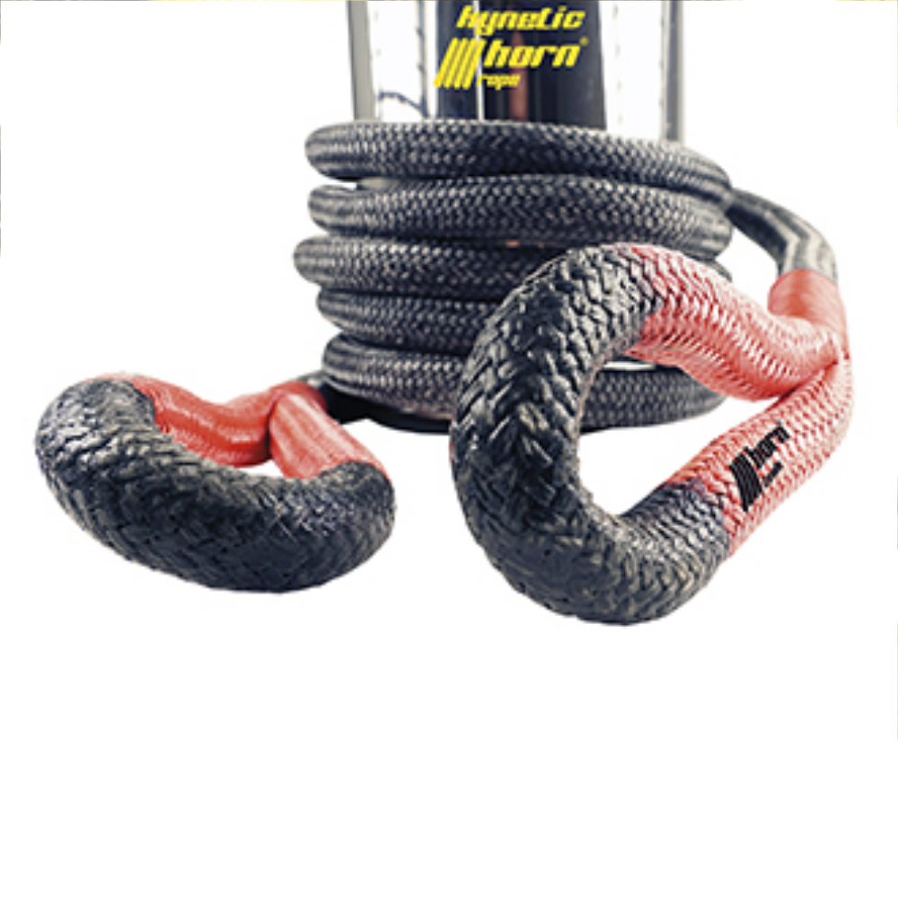 Horntools, Bergeseil kinetisch 32mm x 6,5m 22to schwarz