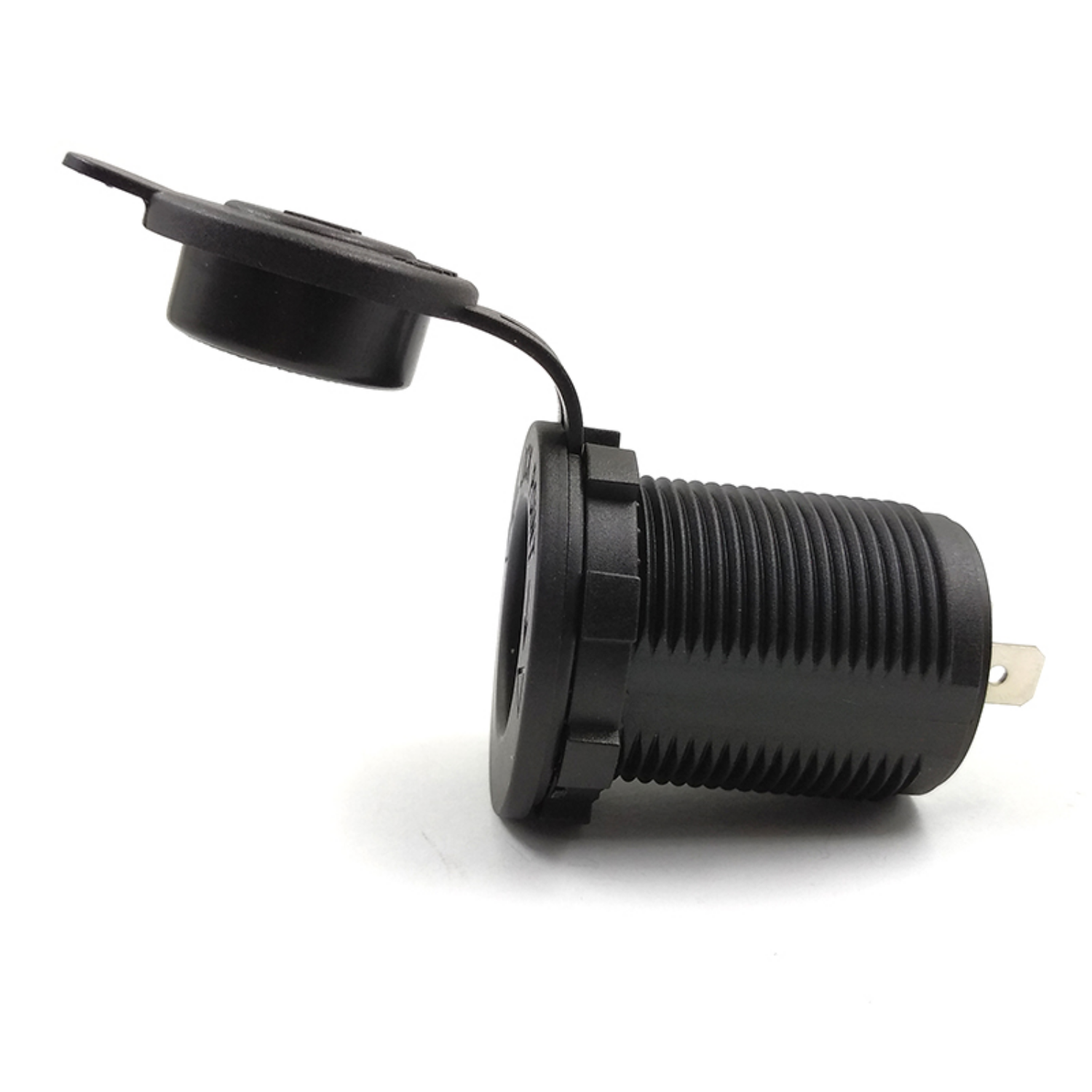 12V Steckdose, schwarz