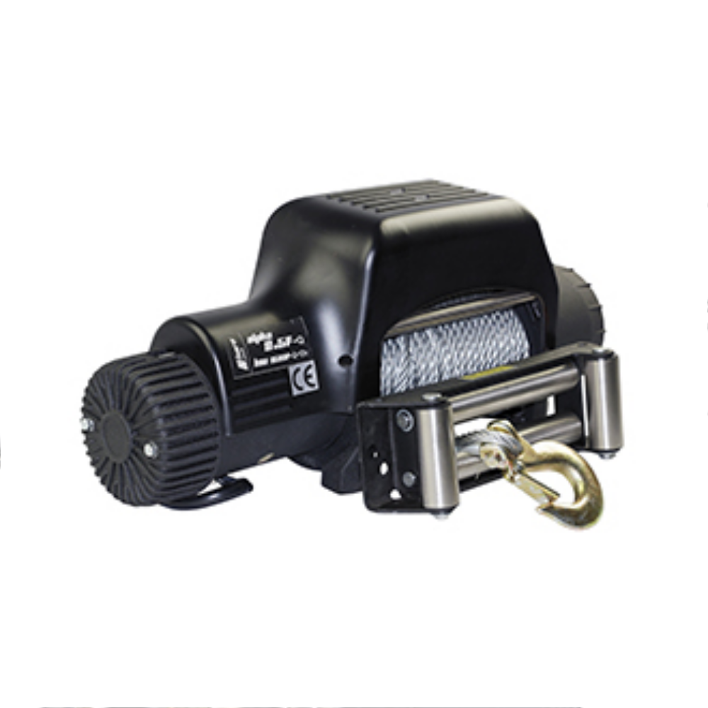 Horntools, Seilwinde 4,3t, Alpha 9.5-S Quick, 12V, Steg-Modell, 28m Stahlseil