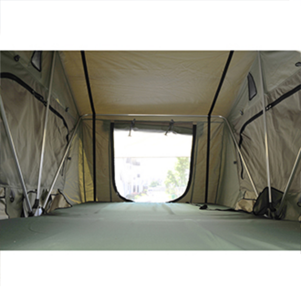 Horntools, Dachzelt inklusive Vorzelt grün Trapper Joe, 140cm