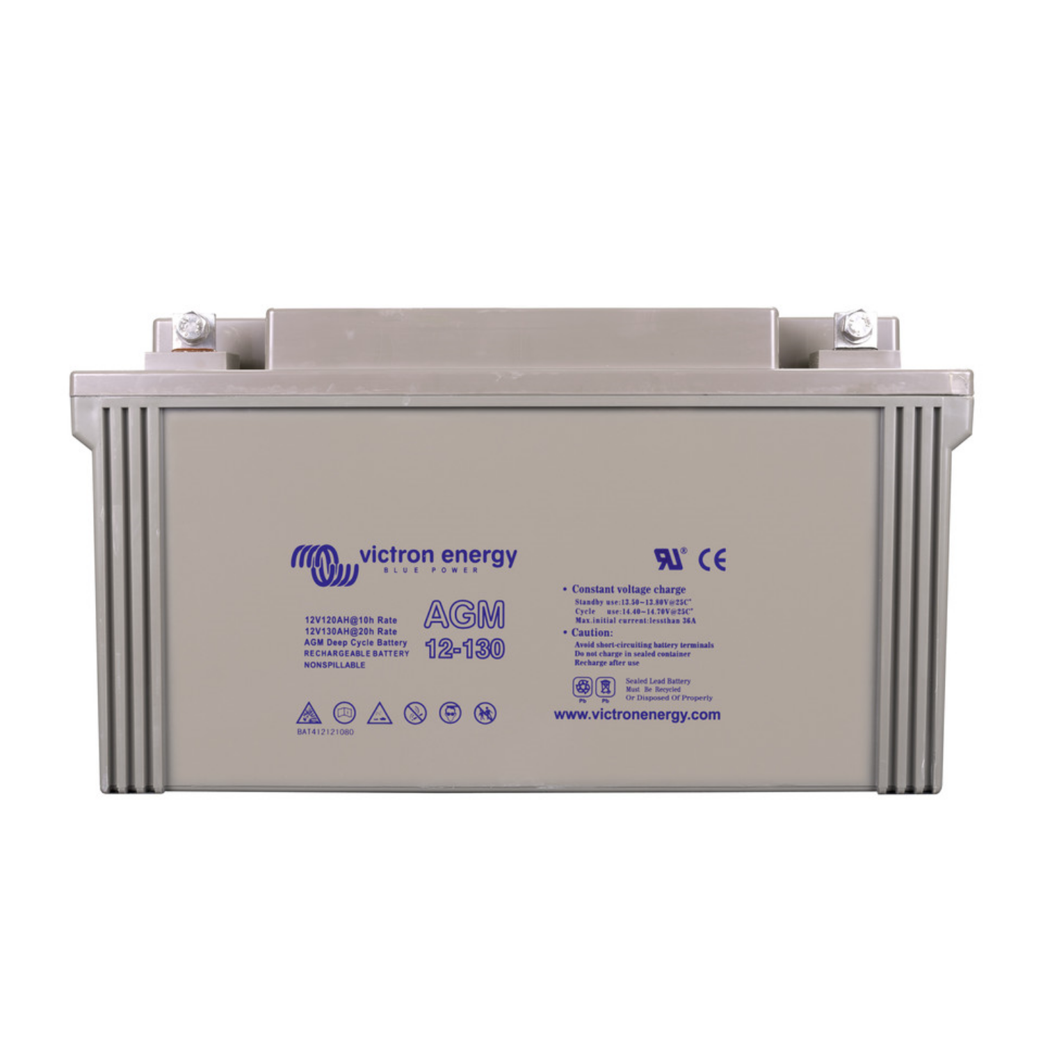 Victron Energy, 12V/130Ah AGM Deep Cycle Batterie, M8