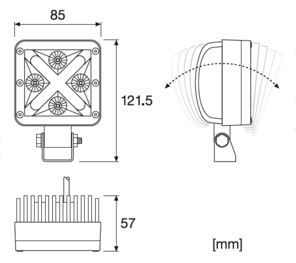 LED Leuchte Osram LEDriving MX-85-SP