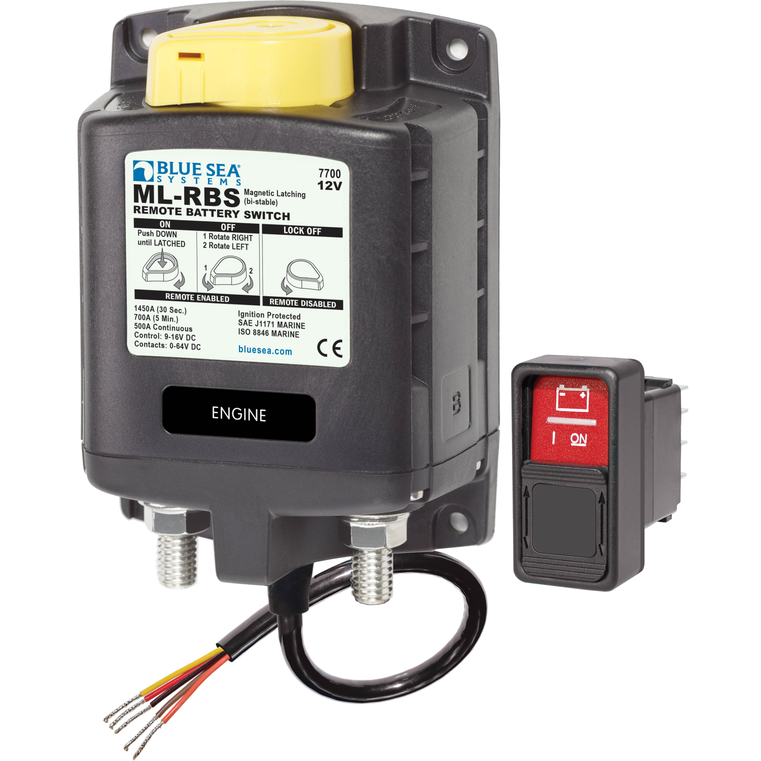 Remote Battery Switch with Manual Control