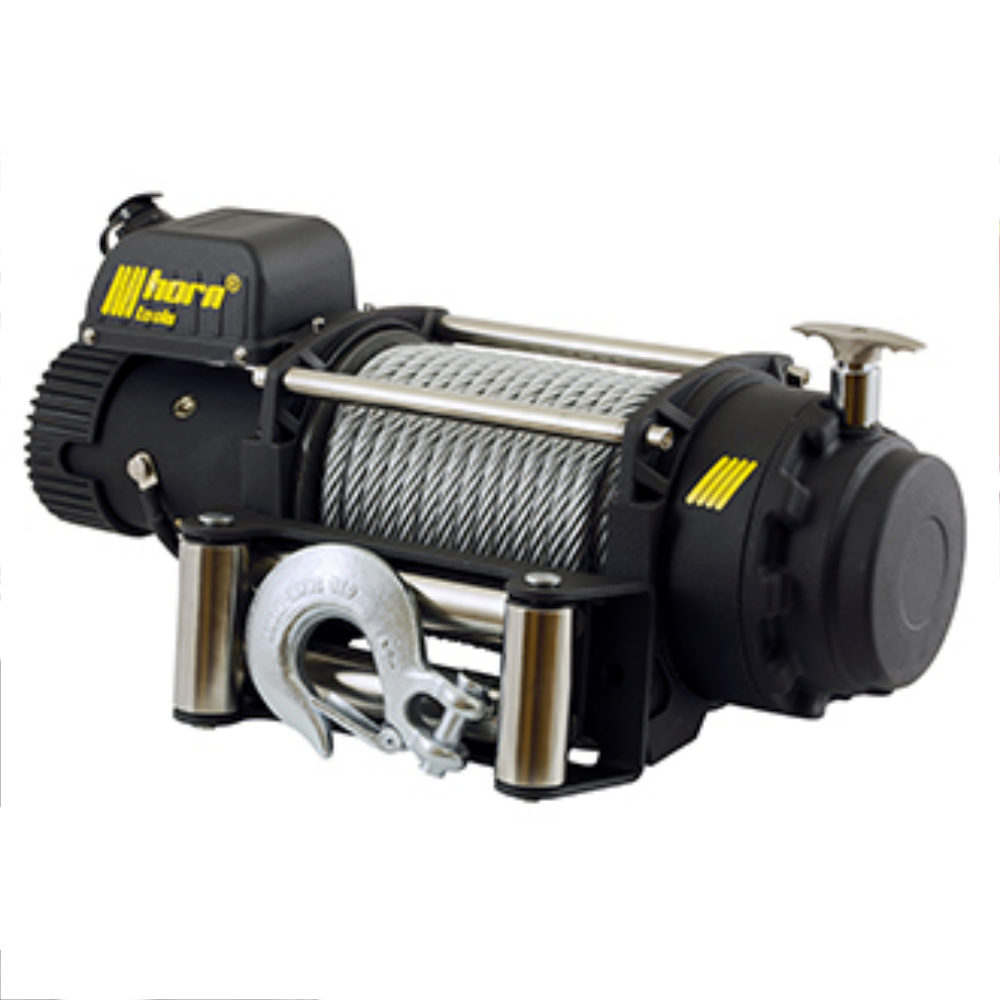 Horntools, Seilwinde 8,0t, Sigma 17.5, 12V, 26.5m Stahlseil