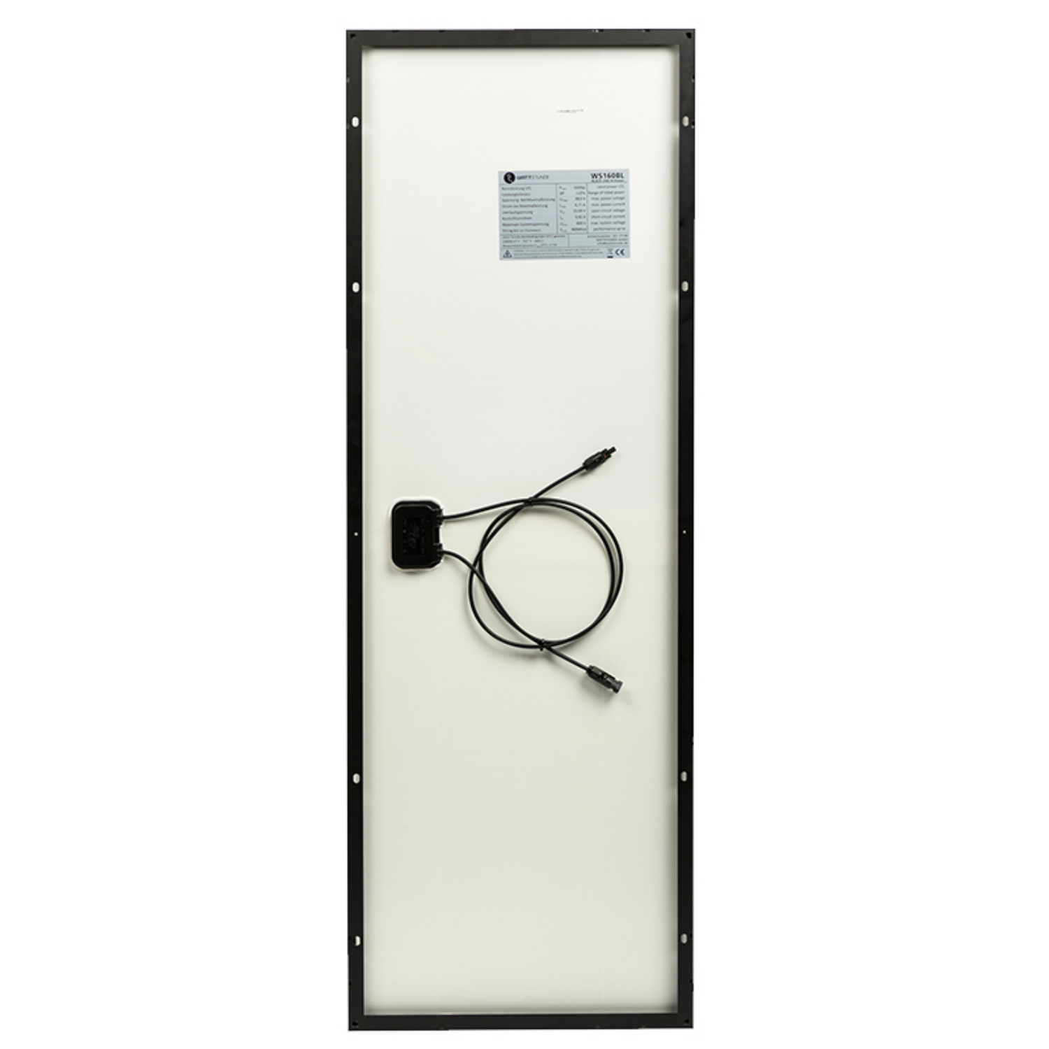 Wattstunde Solarmodul, Black line, ActiveWire, Schindelzellen 160W