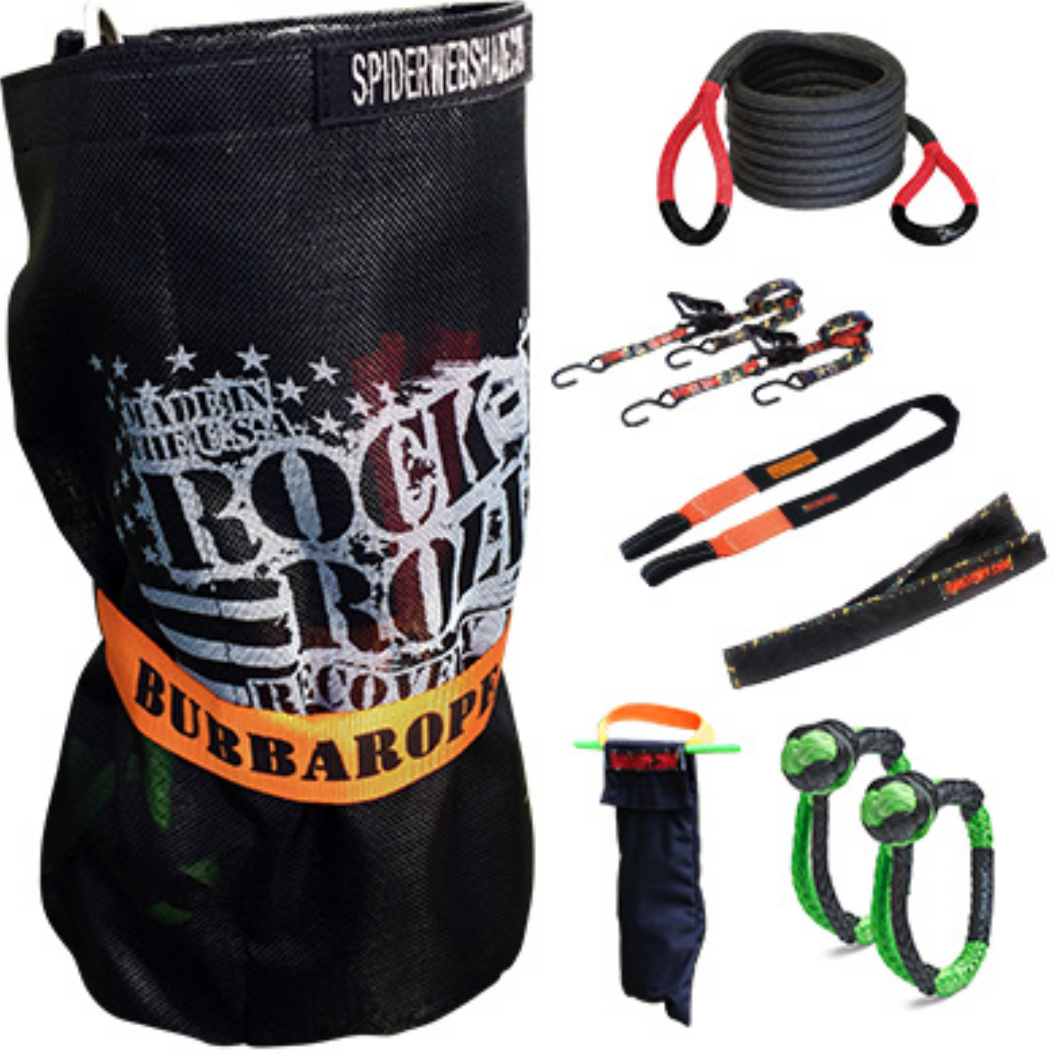 Bubbarope Recovery Kit Rock-n-Roll Bruchlast 8t