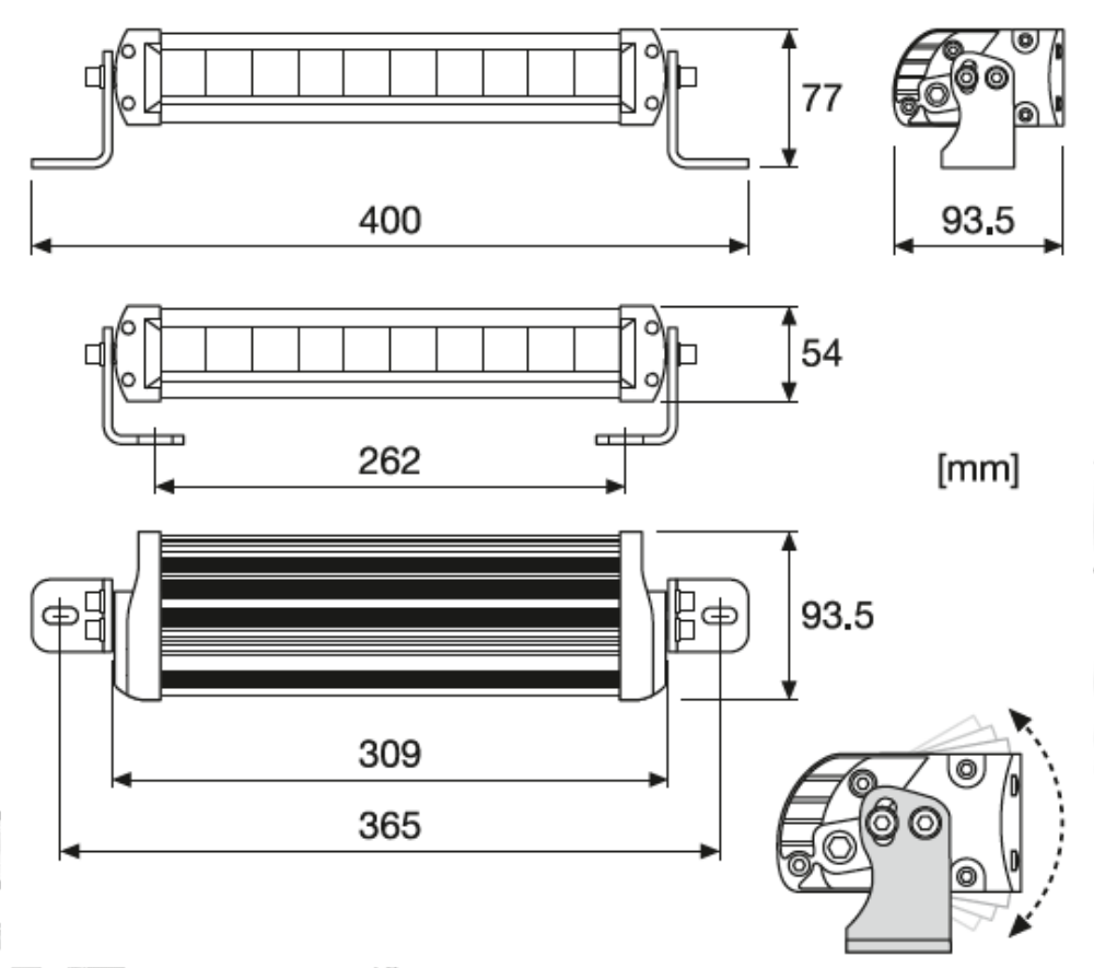 Lightbar Osram LEDriving FX-250-SP