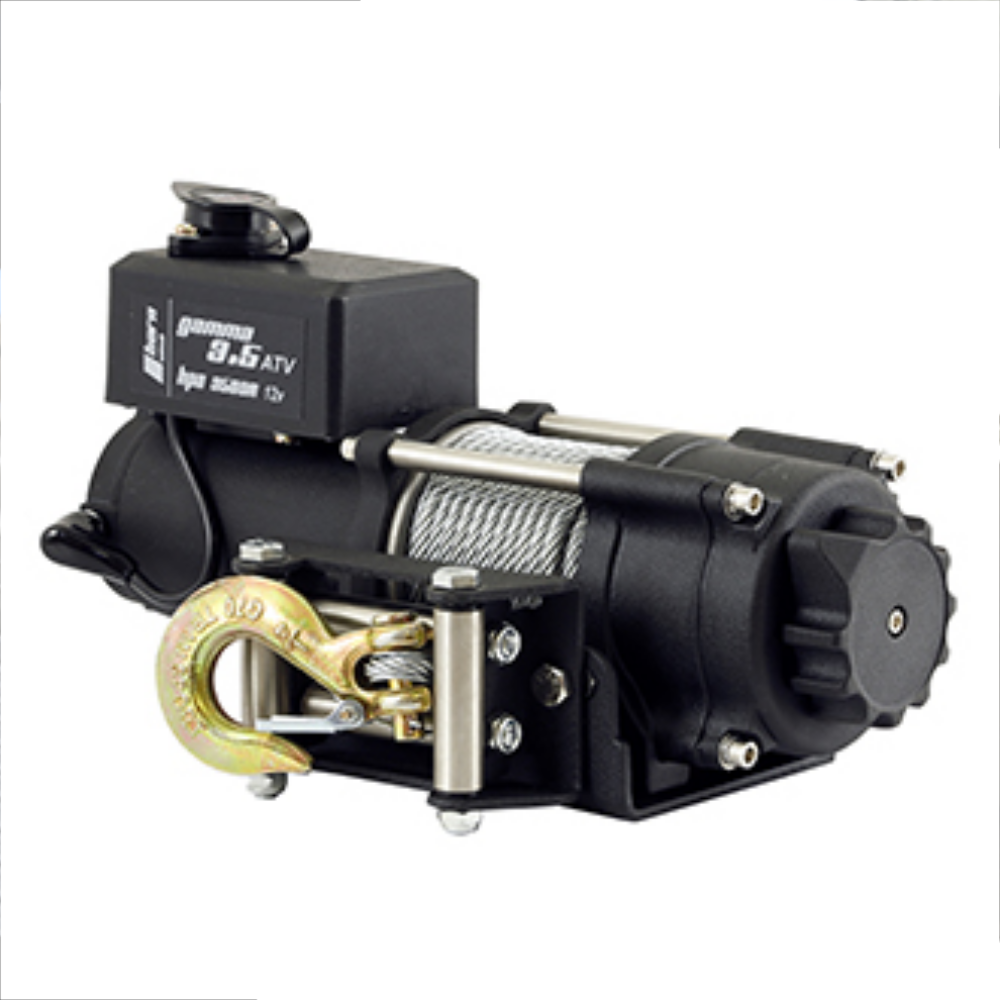 Horntools, Seilwinde 1,6t, Gamma 3.5, ATV 12V, 12.8m Stahlseil