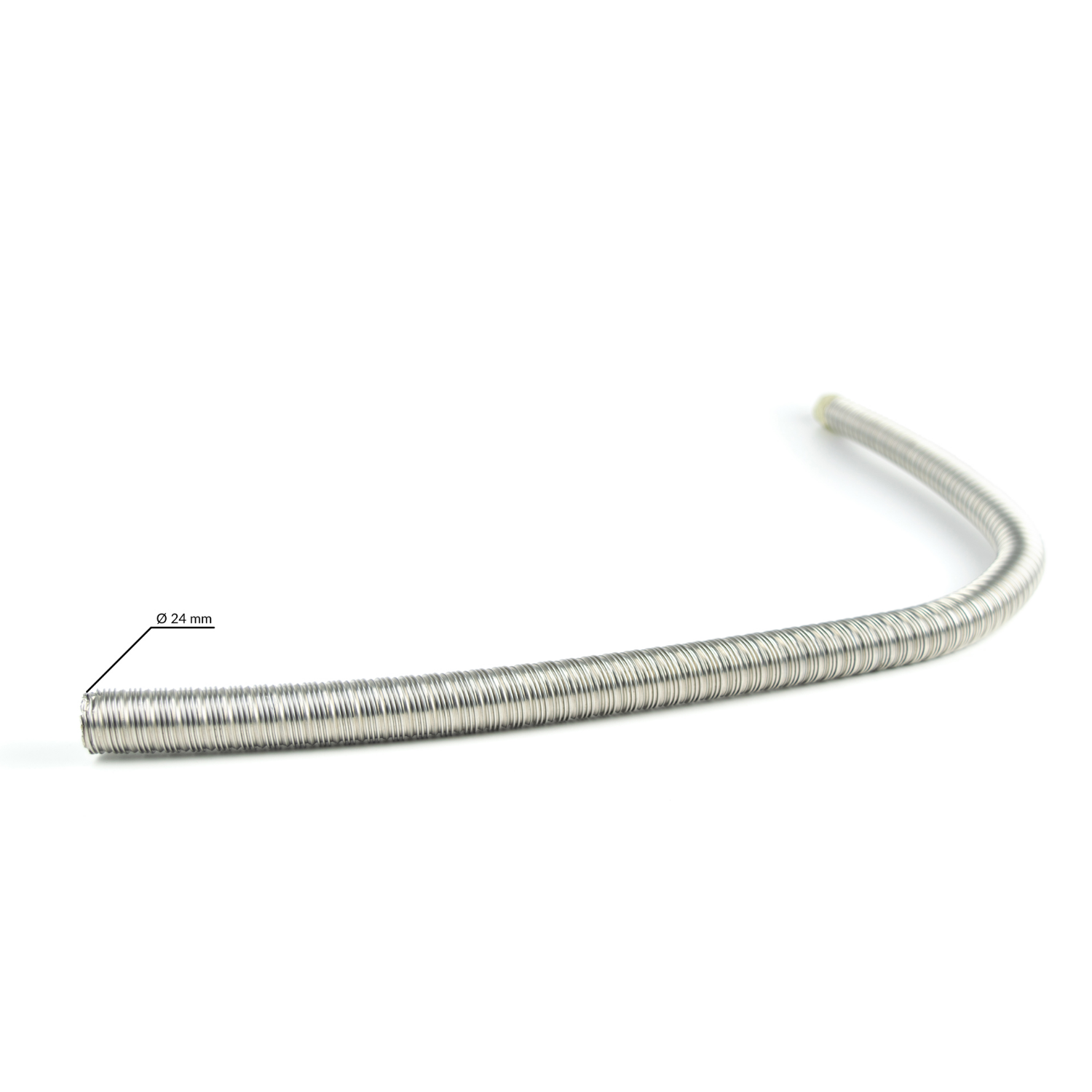 Autoterm, Abgasrohr 24mm 1m Stück