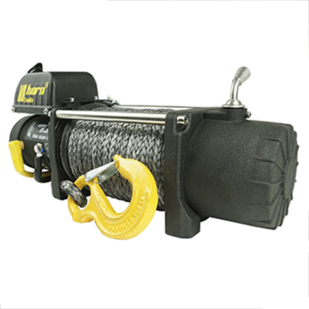 Horntools, Seilwinde 4,3t, Alpha 9.5, 12V, 30m Kunststoffseil