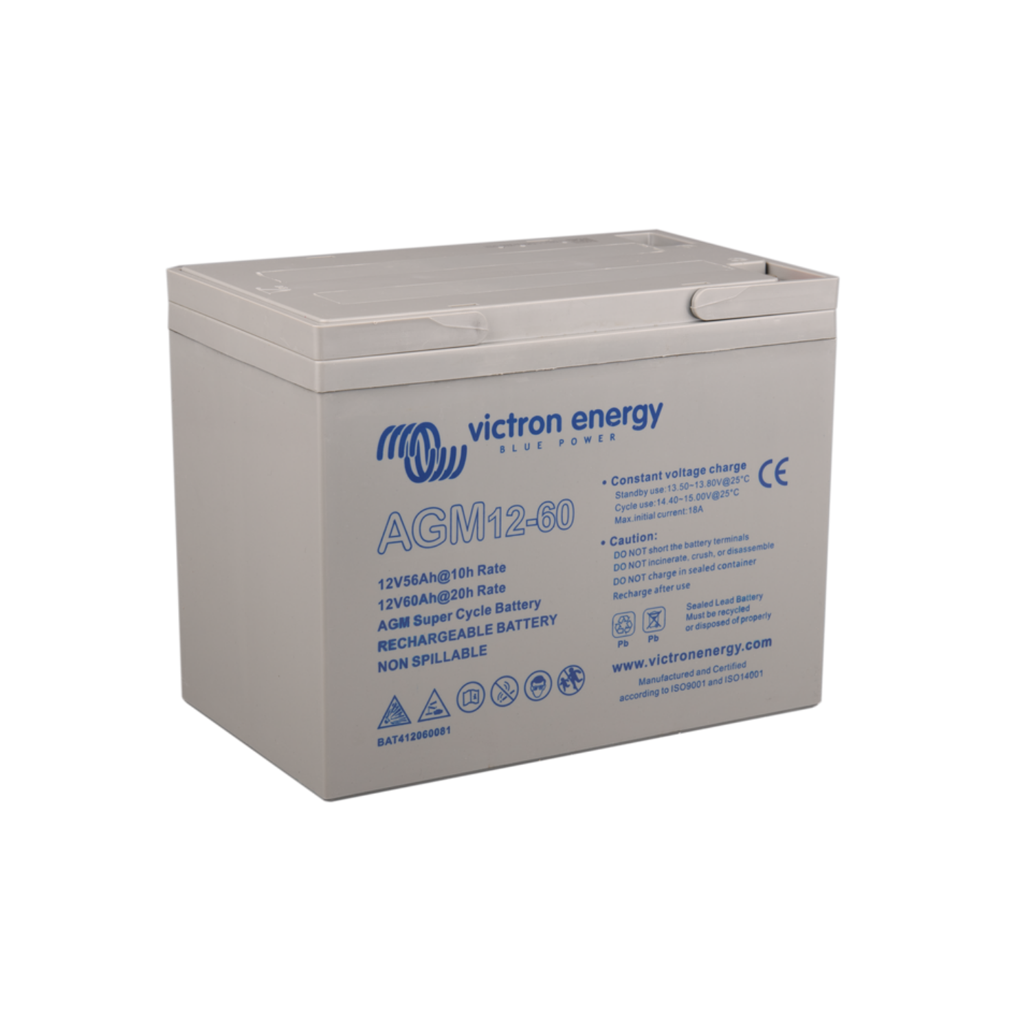 Victron Energy, 12V/66Ah AGM Deep Cycle Batterie