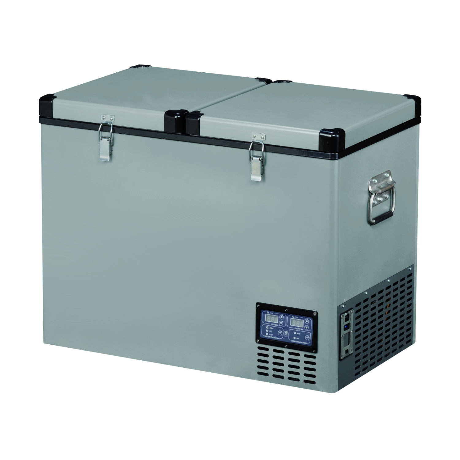 Kompressorkühlbox TB92 DD-Steel, Black-OFF by IndelB