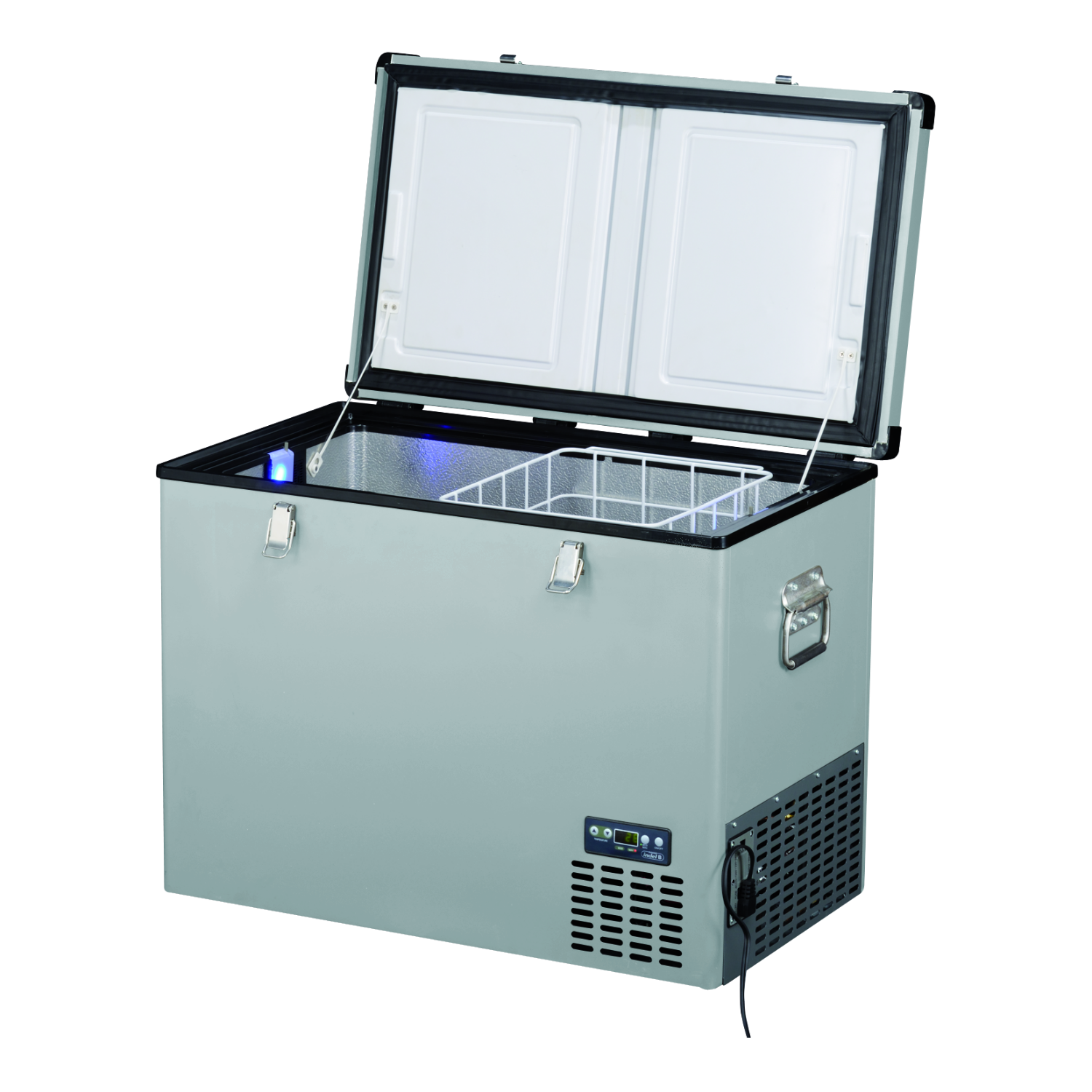 Kompressorkühlbox TB100 Steel, Black-OFF by IndelB