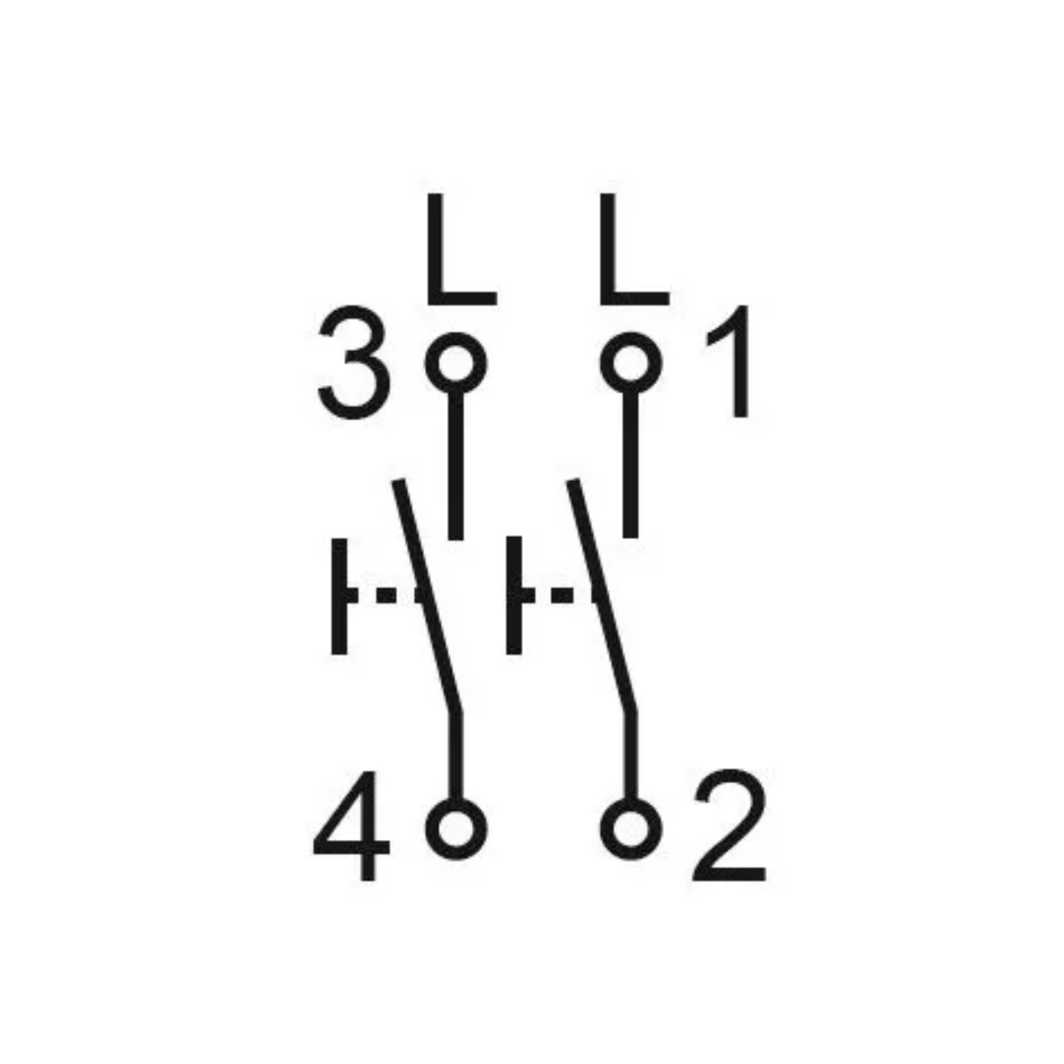 Inprojal Tasterelement, 2 Schliesser mit einzelnem Eingang