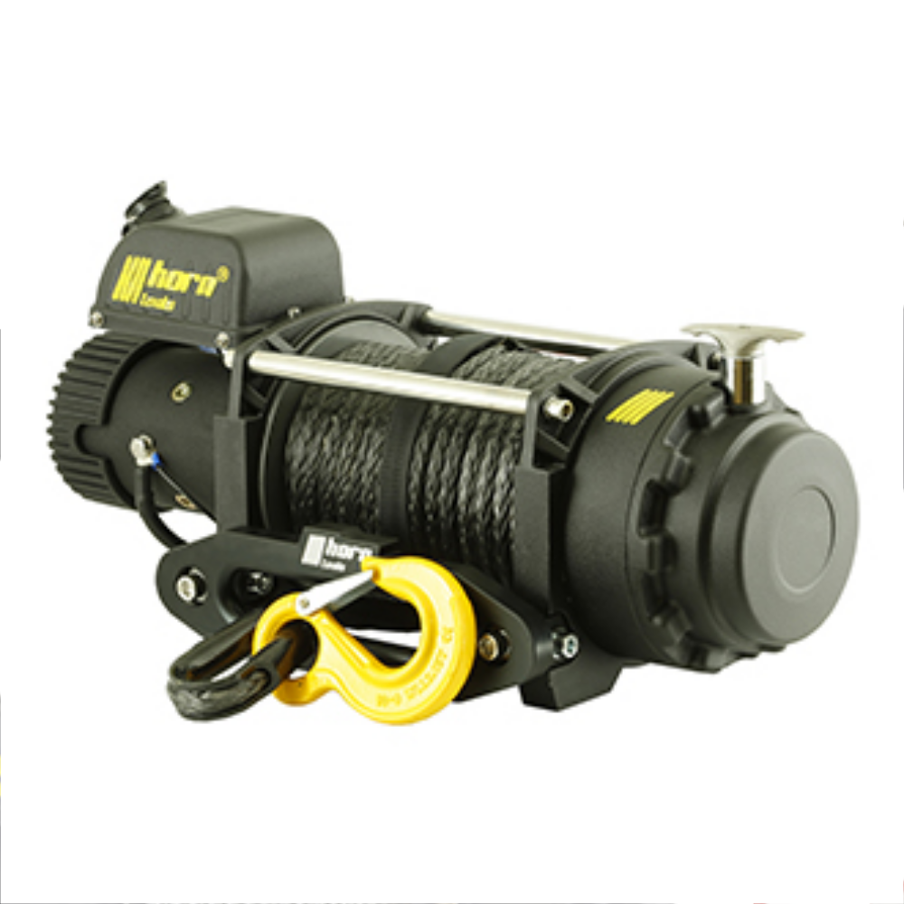 Horntools, Seilwinde 8,0t, Sigma 17.5, 12V, 28m Kunststoffseil