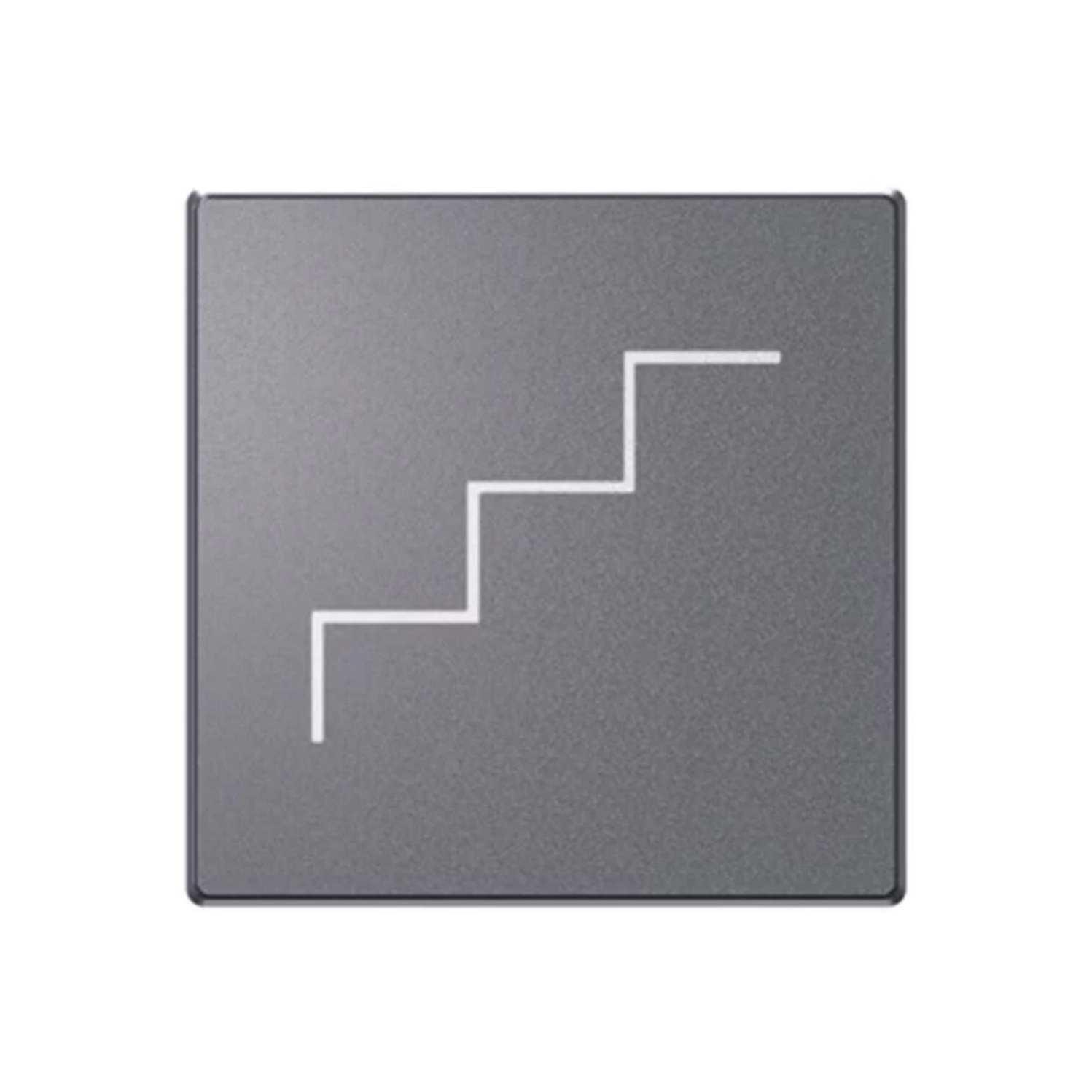 Inprojal 20.000 Flächenwippe bedruckt "Treppe/ Trittstufe", schwarz satiniert