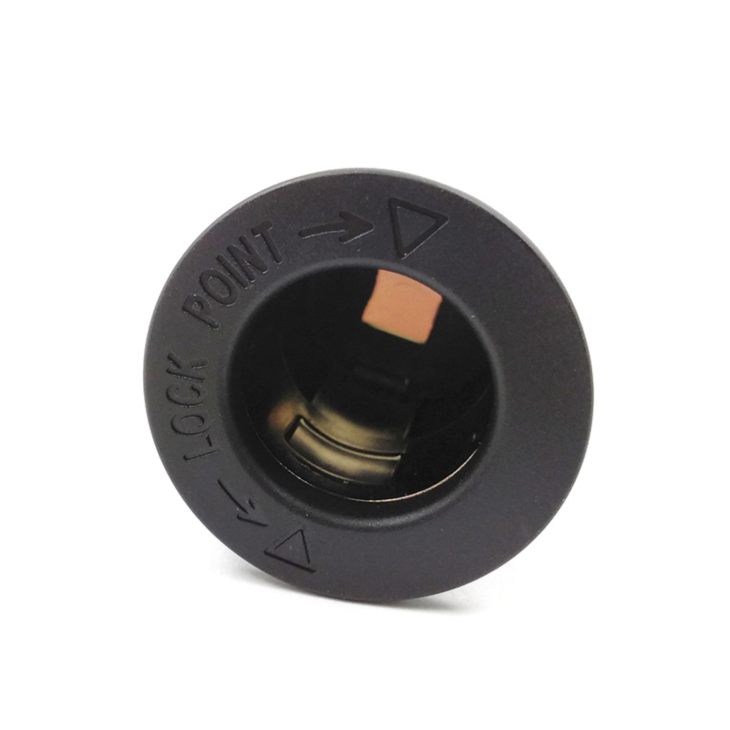 12V Steckdose, schwarz